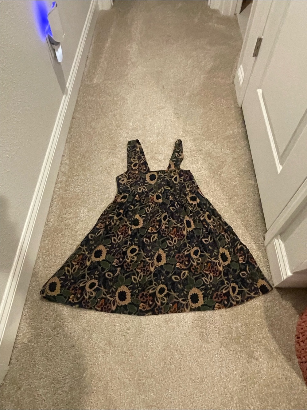 NATURAL LIFE Navy Floral Sunflower Tricia Dress